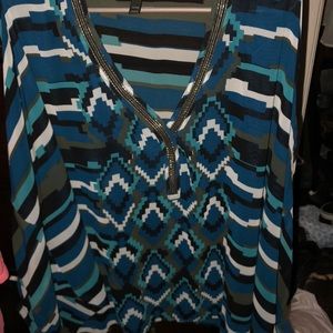 LB Blue blouse never worn